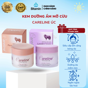 Kem mỡ cừu Careline Lanolin Cream Australia