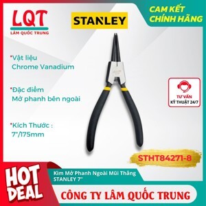 Kềm mở phe thẳng ngoài Cơ khí STANLEY STHT84271-8