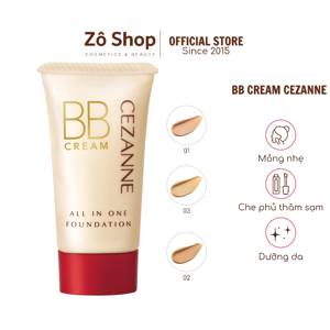 Kem nền BB Cream ngọc trai Cezanne All in One Foundation 32g