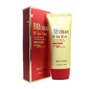 Kem Nền Chống Nắng 3W Clinic BB Cream UV Sun Block SPF 50+ PA+++ 50ml