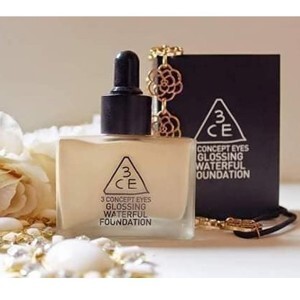 Kem nền dạng lỏng 3CE Glossing Waterful Foundation