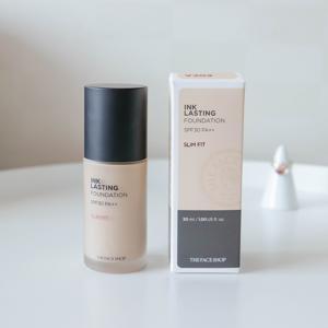 Kem nền lâu trôi siêu mịn The Face Shop Ink Lasting Foundation Slim Fit EX SPF30 PA++