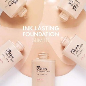 Kem nền lâu trôi siêu mịn The Face Shop Ink Lasting Foundation Slim Fit EX SPF30 PA++