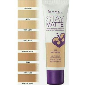 Kem Nền Rimmel Stay Matte Liquid Mousse Foundation