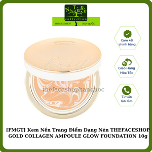 Kem nền The Face shop Gold Collagen Ampoule Foundation