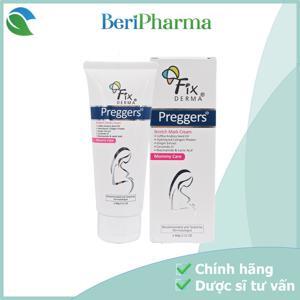 Kem ngăn ngừa và làm mờ vết rạn da Fixderma Preggers Stretch Mark Cream (60g)