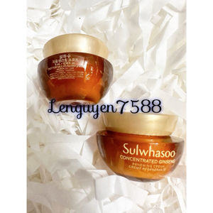 Kem nhân sâm cao cấp phục hồi da lão hoá Sulwhasoo Concentrated Ginseng Renewing Cream 5ml
