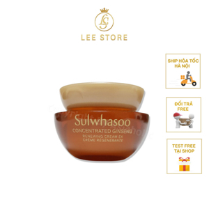 Kem nhân sâm cao cấp phục hồi da lão hoá Sulwhasoo Concentrated Ginseng Renewing Cream 5ml