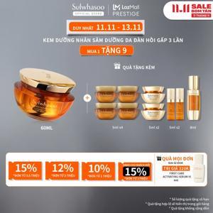 Kem nhân sâm cao cấp phục hồi da lão hoá Sulwhasoo Concentrated Ginseng Renewing Cream 5ml