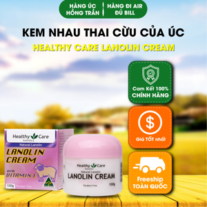 Kem nhau thai cừu Healthy Care Lanolin Cream With Sheep Placenta 100g