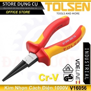 Kềm nhọn cách điện Tolsen V38166