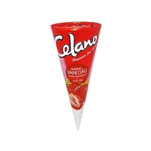 Kem ốc quế dâu Celano cây 110ml