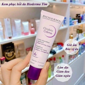 Kem phục hồi và làm dịu da bị kích ứng Cicabio Creme Bioderma 40ml