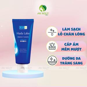 Kem rửa mặt trắng hoàn hảo Hada Labo Perfect White Arbutin Cleanser 80g