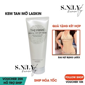 Kem tan mỡ bụng Hàn Quốc Laskin Prime Miracle 200ml