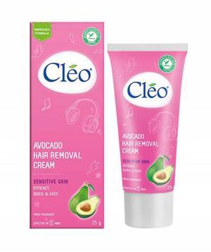 Kem tẩy lông Cleo Avocado Hair Removal Cream Sensitive Skin 50g