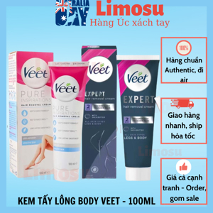 Kem tẩy lông Veet Leg & Body Gel Cream Hair Remover 400ml