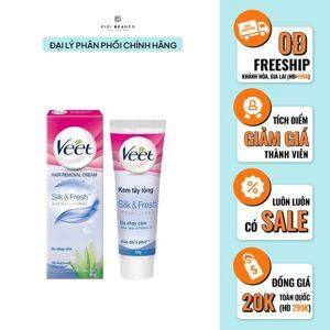 Kem tẩy lông Veet Silk & Fresh 100ml