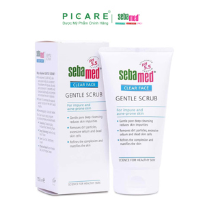 Kem tẩy tế bào chết Sebamed Clear Face Gentle Scrub pH 5.5 150ml