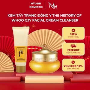 Kem tẩy trang Đông y cung cấp ẩm cho da Whoo Cream Cleanser 210ml