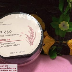 Kem tẩy trang Gạo The Face Shop Rice Water Bright Cleansing Cream