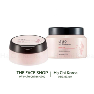 Kem tẩy trang Gạo The Face Shop Rice Water Bright Cleansing Cream