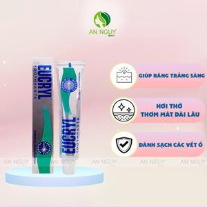 Kem tẩy trắng răng Eucryl vị bạc hà - 62 g