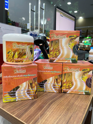 Kem thoa giúp làm tan mỡ bụng hiệu quả Flourish ( gừng,ớt, vitaminE 500ml)