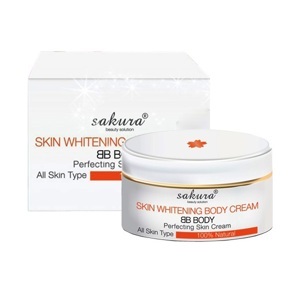 Kem trang điểm toàn thân Sakura Skin BB Body Cream