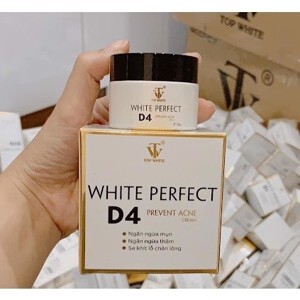 Kem trị mụn, sẹo thâm vĩnh viễn White Perfect D4