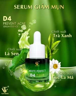 Kem trị mụn, sẹo thâm vĩnh viễn White Perfect D4