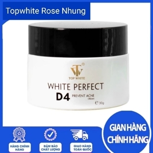 Kem trị mụn, sẹo thâm vĩnh viễn White Perfect D4