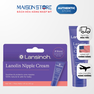 Kem trị nứt đầu ti Lansinoh HPA lanolin - 40g