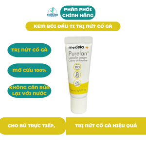 Kem trị nứt đầu ty và chống nẻ da trẻ em Medela Purelan - 37g