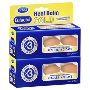 Kem trị nứt nẻ và dưỡng gót chân Eulactol Heel Balm Gold 120ml Úc