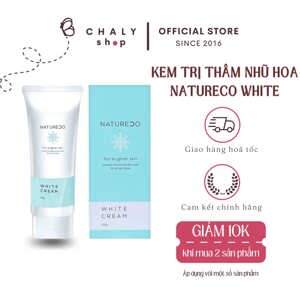 Kem trị thâm làm hồng nhũ hoa Natureco White Cream Nhật