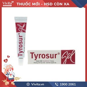 Kem trị và ngừa nhiễm khuẩn vết thương Tyrosur (5g)