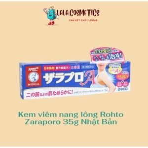 Kem trị viêm nang lông Zaraporo Rohto 35g