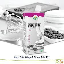 Kem tươi Whip and Cook Arla 1L