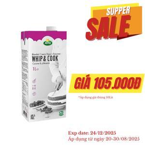 Kem tươi Whip and Cook Arla 1L