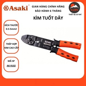 Kềm tuốt & bấm dây điện đa năng Asaki AK-9102