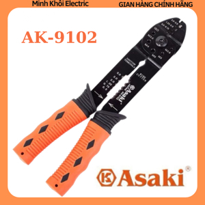 Kềm tuốt & bấm dây điện đa năng Asaki AK-9102