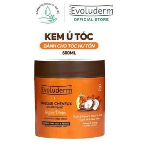 Kem Ủ Dưỡng Tóc Bóng Mượt Evoluderm Liss Argan 500ml