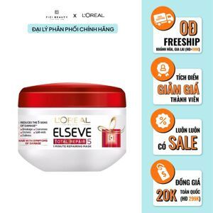 Kem ủ phục hồi dành cho tóc hư tổn L'OREAL Total Repair 5 Deep Repairing Mask 200ml