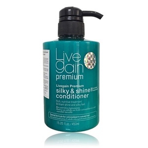 Kem xả hấp dinh dưỡng giữ màu phục hồi tóc nước hoa Silky & Shine Conditioner Livegain - 450ml