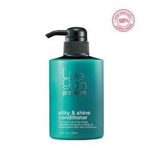 Kem xả hấp dinh dưỡng giữ màu phục hồi tóc nước hoa Silky & Shine Conditioner Livegain - 450ml