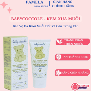 Kem xua muỗi chiết xuất tía tô đất và cây phong lữ Babycoccole 0M+