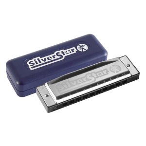 Kèn Harmonica Hohner Diatonic Silver Star M50401