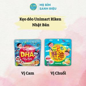 Kẹo bổ sung canxi và lactic cho bé Unimat Riken 90 viên