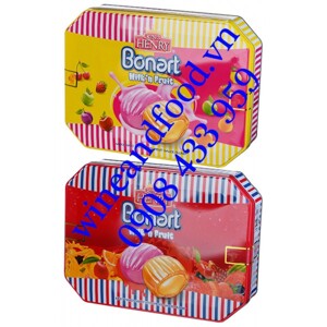 Kẹo Bonart hộp thiếc 300g